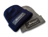 Siren Waffle Knit Beanie: Navy