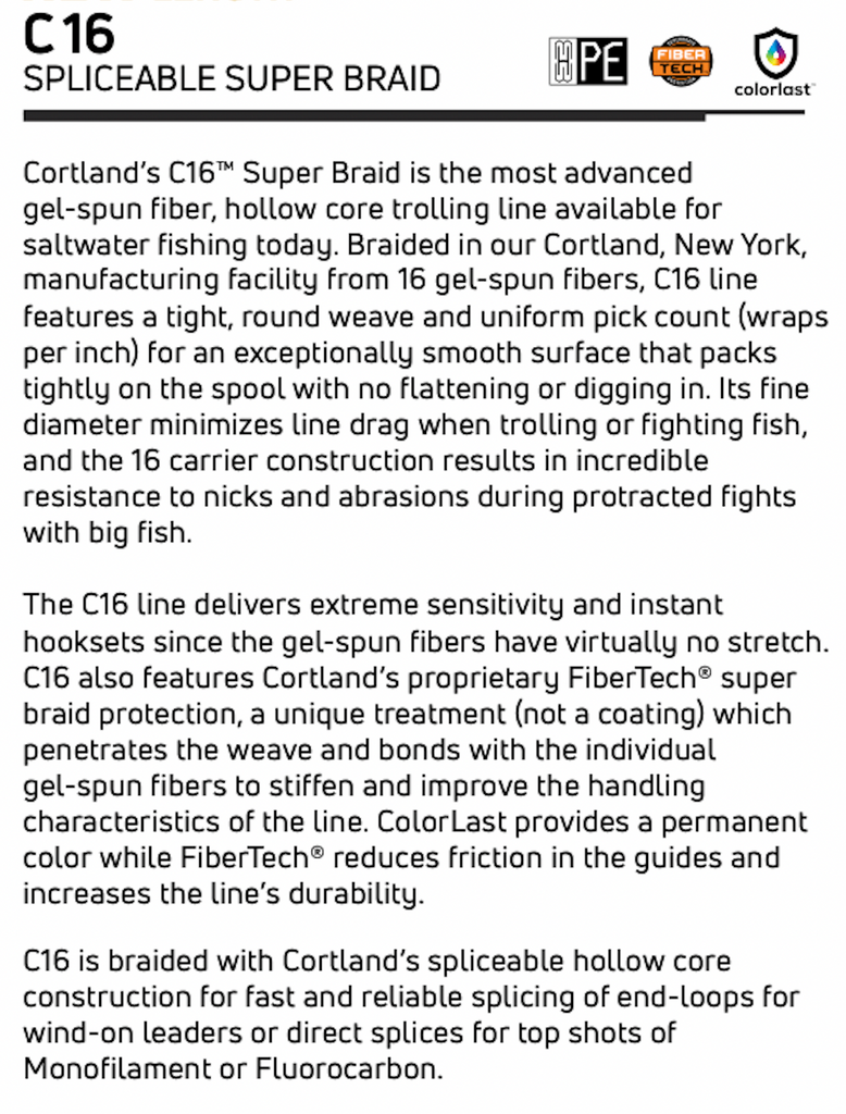 Cortland C16 – Siren Fishing Lures