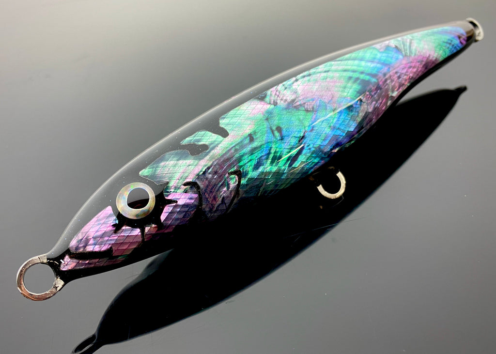 Siren Lures Sorry Charlie 170: Midnight Donkeys Ear Abalone – Siren Fishing Lures Siren Lures Sorry Charlie 170: Midnight Donkeys Ear Abalone – Siren Fishing Lures